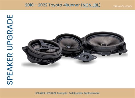 Toyota 4runner Speaker Upgrades Oem Audio Plus