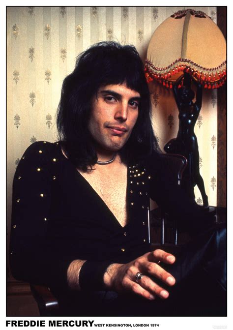 Poster Quadro Freddie Mercury London 1974 Su Europosters