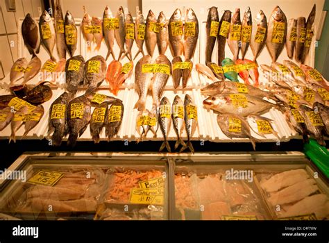 Fish At Billingsgate Fish Market Stock Photo Alamy