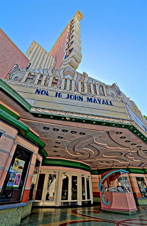 Classic Cinema Art Deco Movie Theater In San Luis Obispo California