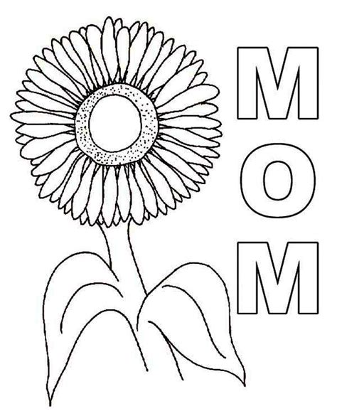 Lovely Sunflower Coloring Page: Lovely Sunflower Coloring Page - Color ...