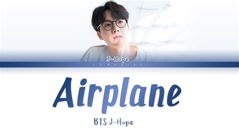 Bts J Hope 제이홉 Airplane Color Coded Lyricshanromeng가사 Youtube