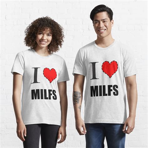 I Heart Milfs T Shirt For Sale By Creepyjoe Redbubble I Heart