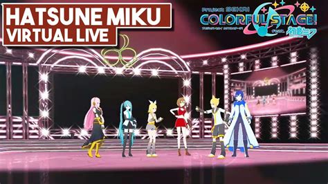 Hatsune Miku Virtual Live Concert Project Sekai Youtube