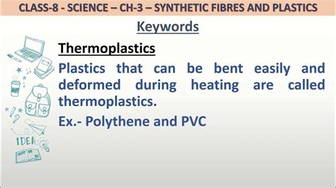 Definition Of Thermoplastics For Class 8 Science Youtube
