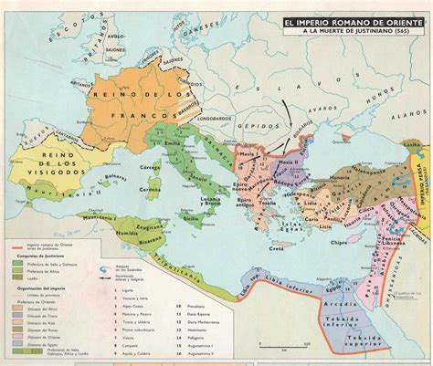 El Imperio Romano Y Las Invasiones Imperio Romano Romanos Y Mapa