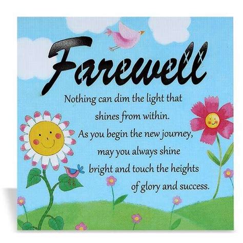 Coworker Farewell Inspirational Quotes Best Goodbye Quotes And