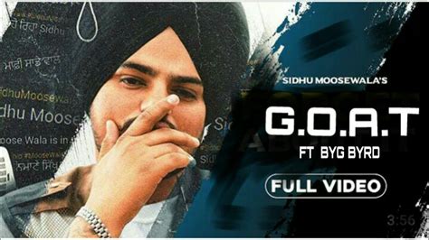 GOAT Lyrical Video Sidhu Moose Wala Byg Byrd Latest Punjabi