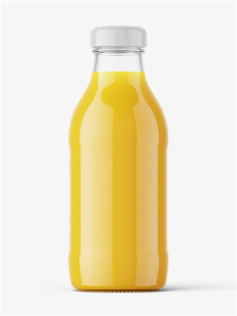 Free Orange Juice Bottle Mockup Smarty Mockups