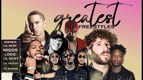 The Greatest Rap Freestyles Ever Mgk Eminem Lil Baby 21savage Lil