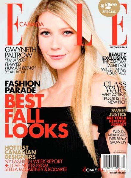 Elle Canada September 2012 Download Pdf Magazines Magazines Commumity