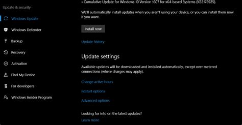 Windows 10 A Cumulative Update Has Been Released For Build 14393 Of