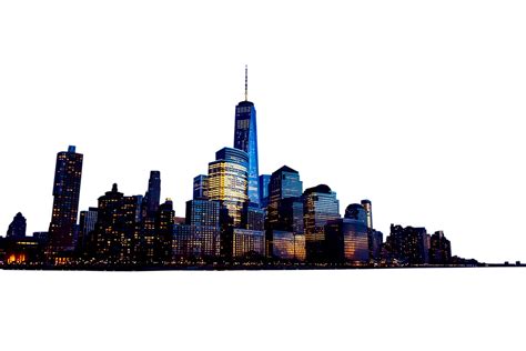 New York City Skyline Transparent Png Amp Svg Vector File
