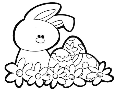 Easter Bunny Coloring Pages North Texas Kids