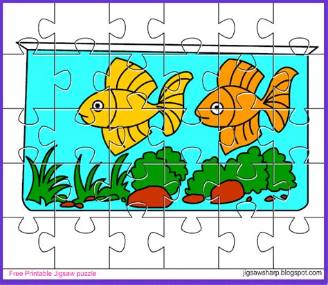 Free Printable Jigsaw Puzzle Game Aquarium Jigsaw Puzzle
