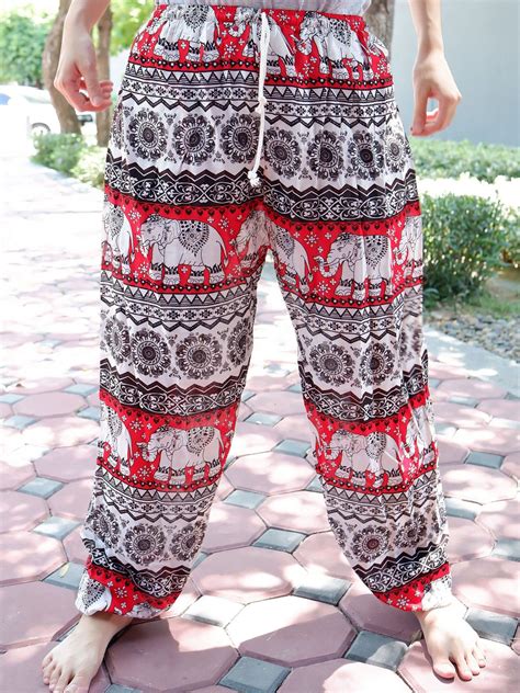 Elephant Pants Yoga pants Hippie Pants Thai pants Hippy | Etsy in 2020 | Hippie pants, Elephant 