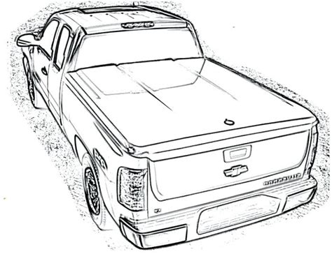 Dodge Ram 3500 Truck Drawing Sketch Coloring Page
