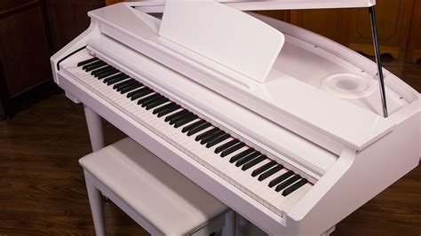 How to move a baby grand piano through a door. Artesia White Digital Baby Grand Piano Model AG-28: Online ...