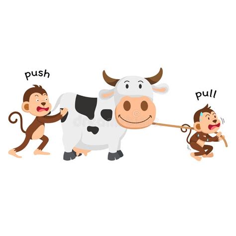 Push And Pull Forces Clipart People