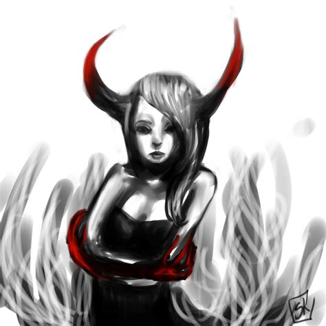 This tutorial shows the sketching and drawing steps from start to finish. Dragon horns demon by Skaistele on deviantART