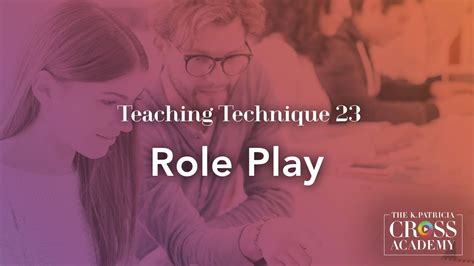 Teaching Technique 23 Role Play Youtube