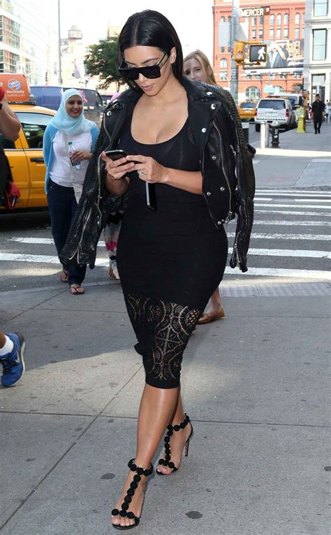 Kim Kardashian Out In New York City June 2015