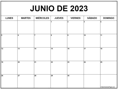 Calendario Junio De Para Imprimir Ld Michel Zbinden Mx