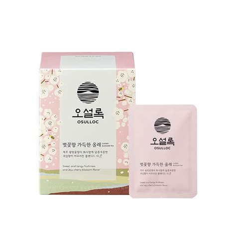 Buy OSULLOC Cherry Blossom Tea Premium Organic Blended Tea From Jeju