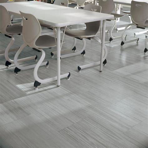 Armstrong Striations Bbt 12 In X 24 In Steel Commercial Vinyl Tile