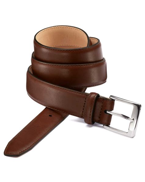 Brown Leather Formal Belt Charles Tyrwhitt