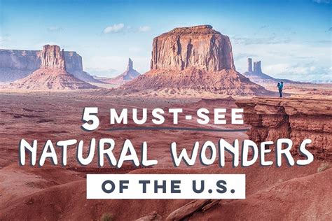 Usa Bucket List Natural Wonders Of The Us