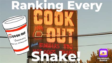 Ranking Every Cookout Shake Part 1 Youtube
