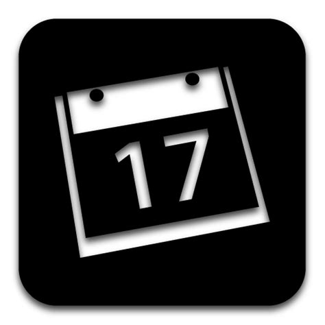 App Ical Icon Black Icons