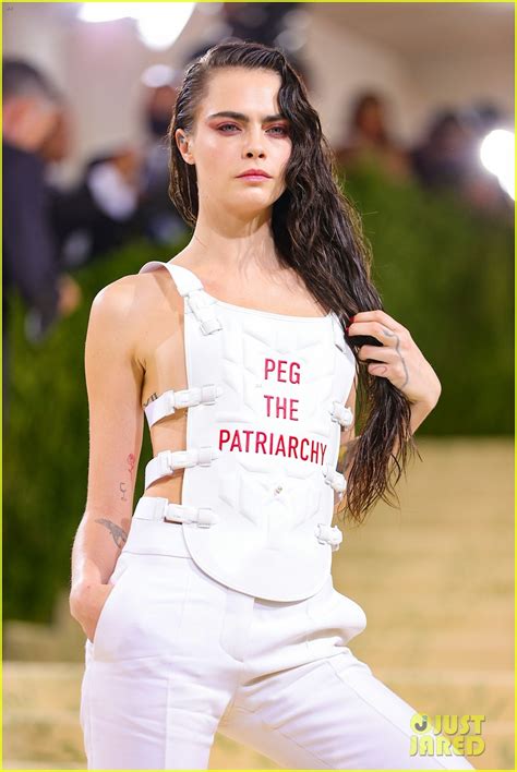 Cara Delevingne S Met Gala Look Says Peg The Patriarchy She Explains What That Means To