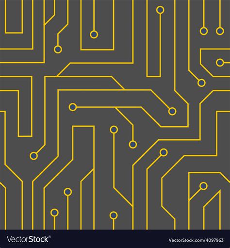 Black Circuit Board Background Royalty Free Vector Image