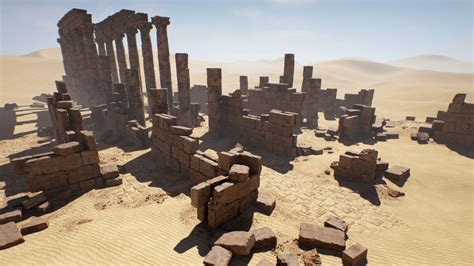 Modular Desert Ruins By Cgmontreal In Environments Ue4 Marketplace