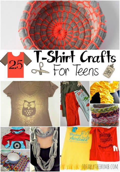 25 T Shirt Crafts For Teens Tshirt Crafts Old T Shirts Camping Crafts