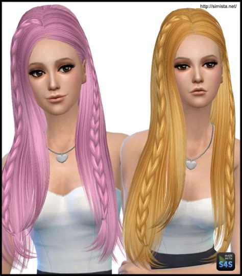 Simista Skysims 233 Hairstyle Retextured Sims 4 Hairs 38160 Hot Sex