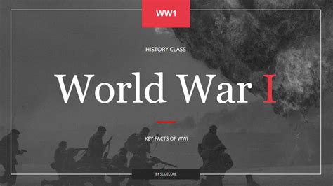 Descarga Ww1 World War One Presentation Template 【gratis】 Powerpoint
