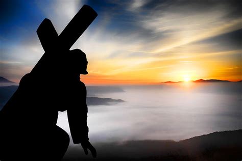 Jesus Christ Cross Silhouette Photograph By Munir Alawi