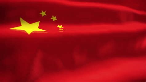 China Flag Waving Stock Footage Video 100 Royalty Free