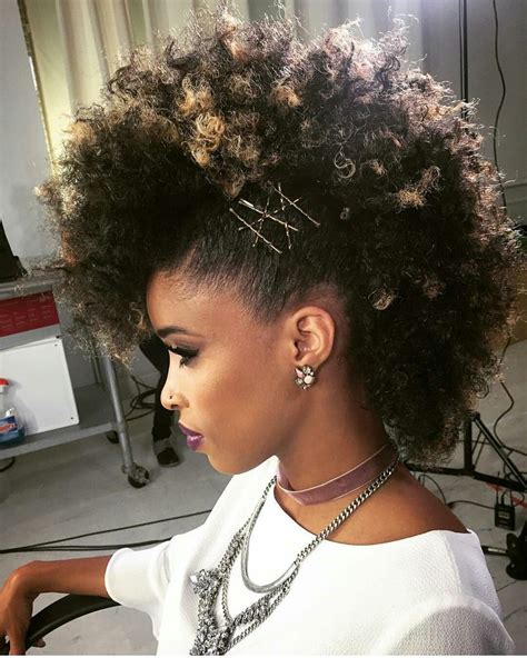 Afro Centric Mohawk Hairstyles Curly Hair Styles Natural Hair Styles Easy