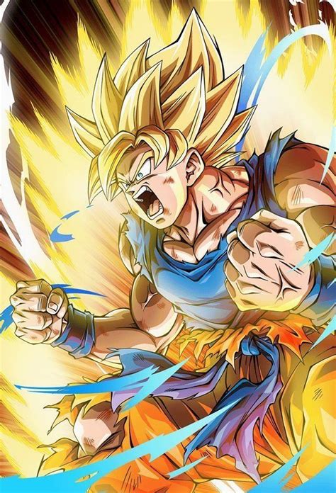 Goku Powering Up Super Saiyan