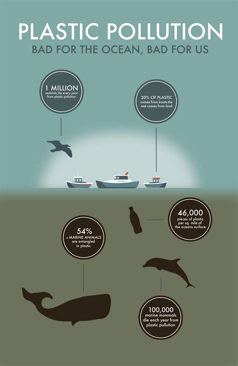 Plastic Pollution Infographic On Behance Plastic Pollution Pollution
