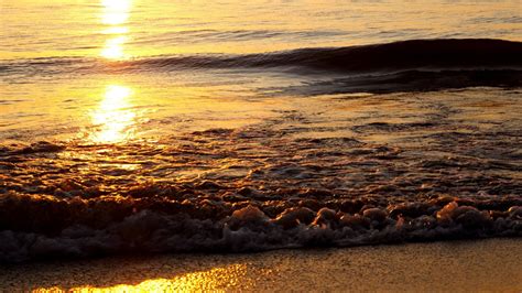 Horizon Sun Foam Shine Waves Sky Wave Beach Sand Nature Spray