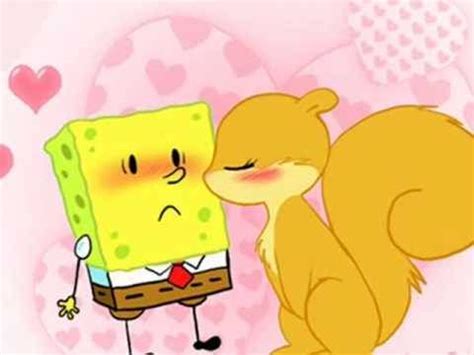 Sandy Kissing Spongebob Spongebob Square Pants Fanart Spongebob Spongebob Square Fan Art