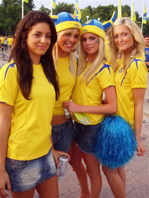 Swedish Girls Swedish Supporters Football Girls Hot Football Fans