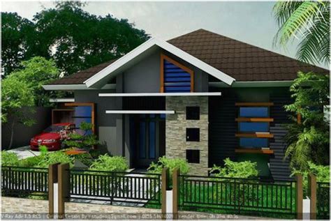 Contoh Model Dinding Depan Rumah Minimalis 8 65 Model Desain Rumah