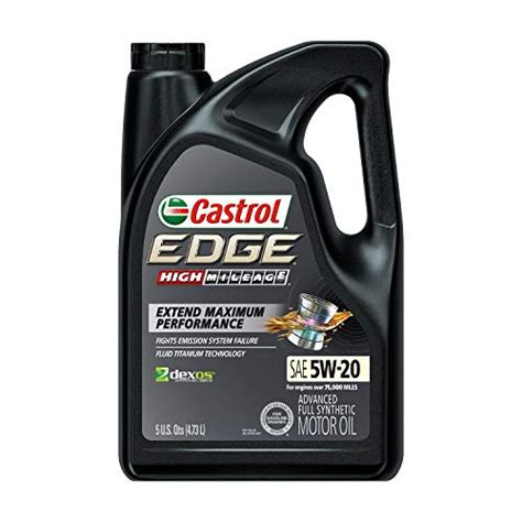 Top 10 Castrol 0w 20 Full Synthetic Oil High Mileage Motor Oils