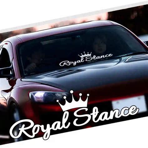 Noizzy Royal Stance Decal Car Sticker Crown Jdm Vinyl Reflective Auto